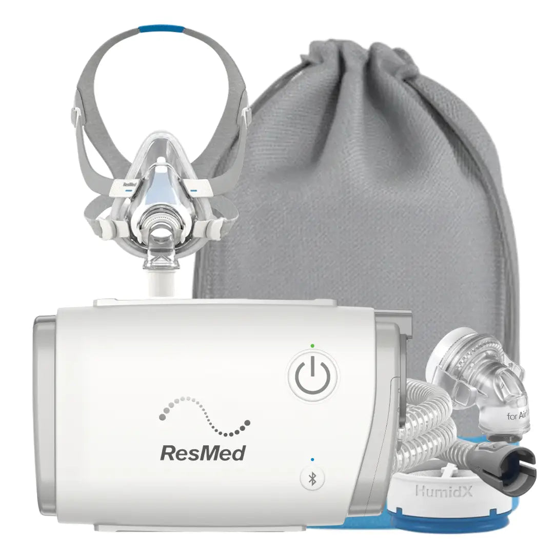 AirMini Autoset Travel CPAP Machine with AirTouch F20 CPAP Mask Bundle